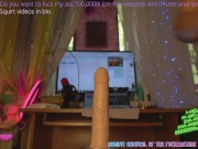 только послушай стоны и хлюпанье этой похотливой дырочки! факмашина в деле значит день начат не зря 5/16