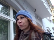 GERMAN SCOUT - ROUGH ANAL SEX FOR SKINNY GINGER LANA AT PICKUP CASTING IN BERLIN 3/16