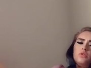 Babe stretches her tight pussy moaning Daddy   4/16