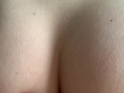 Creampied my roommates girlfriend while he is working 14/16