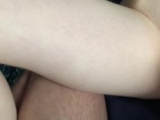 Creampied my roommates girlfriend while he is working 8/16