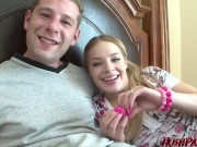 It’s Shoes and Socks when Ally Ann Rides Monster Cock! 1/16