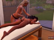 My Straight Stepmom Gets Aroused Giving Me a Massage, She Wants Wet Pussy - Sexual Hot Animations 4/16