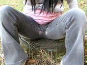 First pissing jeans in public place