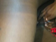 BBC Beating Ebony Girlfriend Pussy Creamy Sharing Spitroast with Cameraman Boyfriend Short Part 2 16/16