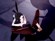 MAHOUKA KOUKOU NO RETTOUSEI BUNNY SAEGUSA MAYUMI (3D HENTAI) 4/16