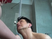 Teen Princess Dominatrix Fabienne want her housslave clean her dirty feet in bath 12/16