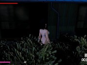 Une petite japonaise exhibitionniste perverse se ballade nue dans la rue 12/16