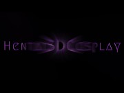 3D HENTAI BDSM Miku Hatsune fucks with a sex machine 1/16