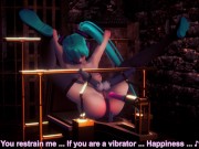 3D HENTAI BDSM Miku Hatsune fucks with a sex machine 6/16