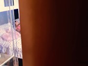 SHE GETS SURPRISED MASTURBATING! but prefers BIG COCK to adult toy! CREAMPIE! ChantyChrys 1/16