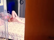 SHE GETS SURPRISED MASTURBATING! but prefers BIG COCK to adult toy! CREAMPIE! ChantyChrys 2/16