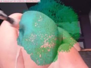 Extreme cum orgasm from Dayanna sweet fucked with a sex machine at the maximum 14/16