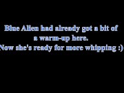 BDSM Impact play part 1: Bad Dragoon whips Blue Alien with a crop, pussy whipping too 1/16