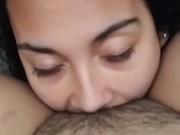 Eating my gf's wet pussy 7/16