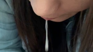 xxxomc Ejaculation with plenty of saliva of amateur office ladies