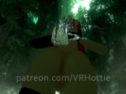 Red Riding Hood Face Rides You in Forest Waterfall Outdoor Nature Wet Pussy Scarf POV Lap Dance 5/16