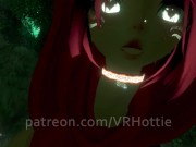 Red Riding Hood Face Rides You in Forest Waterfall Outdoor Nature Wet Pussy Scarf POV Lap Dance 7/16