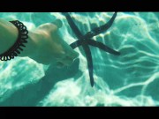 I Powerfully Cum when He Fucked Me Hard in Shower after a Walk in Ocean 1/16