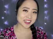 ASMR - Innocent Asian Kimmy Kalani Gives Her 1st Blowjob Roleplay 3/16