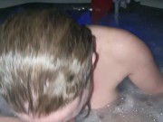 Amateur Lisa gives Nick and oral creampie in homemade POV sextape 13/16