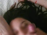 Le pedí que me llene la cara de semen 10/16