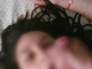 Le pedí que me llene la cara de semen 12/16