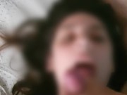 Le pedí que me llene la cara de semen 15/16