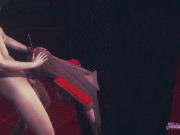 Genshin Impact Hentai - POV Amber blowjob and fucked 6/16