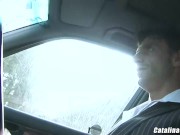 Big titty escort Carmella Bing passed around double fucked anal 3/16