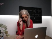  Super hot blonde teacher sucks friend's son  1/16