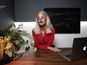  Super hot blonde teacher sucks friend's son  3/16