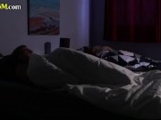 CFNM dommes sucking and tugging mature cock 3/16