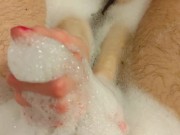 Sexy milf give me a handjob in the bath 1/16