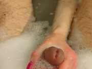 Sexy milf give me a handjob in the bath 5/16