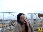 SISPORN Sexy teen will smoke even if it takes to make it with stepbro 1/16