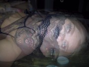 Dutch blonde girl fucked in both holes and play with cum in eye and swallow 14/16