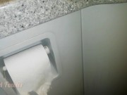 Girl pissing on the airplane 10/16