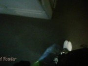 Girl pissing on the airplane 3/16