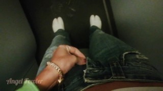 Girl pissing on the airplane - RedTube