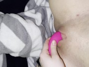  slut jerks off and cums from vibrator / pussy so wet and sweet 6/16