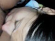 Cum in a minute when she licked pussy in a dark forest - lesbian_illusion 10/16