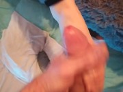 Footjob Cumshot POV 13/16