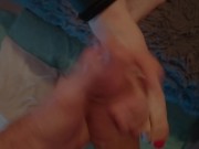 Footjob Cumshot POV 7/16