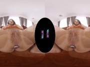 VRALLURE Busty brunette Nicole Sage stuffs her holes with sex toys in virtual reality 9/16