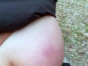 Трахнул влажную киску своей подруги и дал отсосать в лесу под морем 13/16