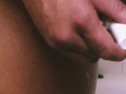 Busty Bajan HORNY FREAK makes herself Cum TWICE in the Shower 11/16