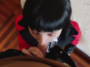 Jabami Yumeko pays with anal and cum in mouth 6/16