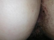 Анальный секс в первый раз у девушки с волосатой киской Кончил прямо в ее попку внутрь 16/16