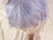 Kawaii Girl Gets A Cum Drenched Face After Perfect Blowjob 4/16